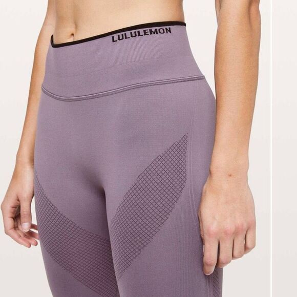 Lululemon Iconic Sweat Tight in Graphite Purple size 2 - Picture 2 of 9